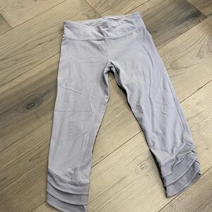 Purple Athleta capri leggings